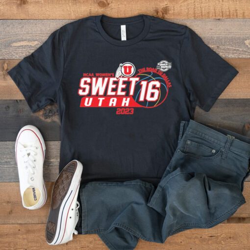 utah Utes Ncaa Men’s Sweet Sixteen The Road To Dallas 2023 T Shirt