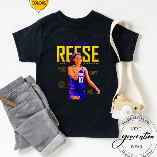 you can’t see me Angel Reese LSU Tigers women’s basketball tshirts
