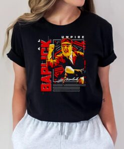 Al Barlick Umpire sports card t shirt