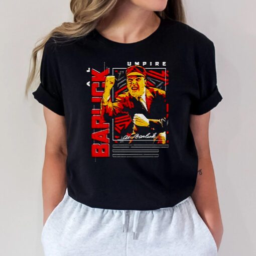 Al Barlick Umpire sports card t shirt