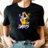 Anthony Davis Los Angeles Lakers Player Name & Number t shirt