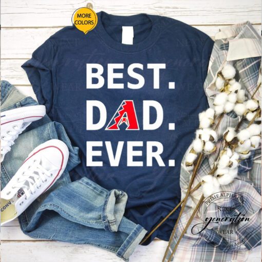 Arizona Diamondbacks Best Dad Ever Logo Father’s Day T Shirts