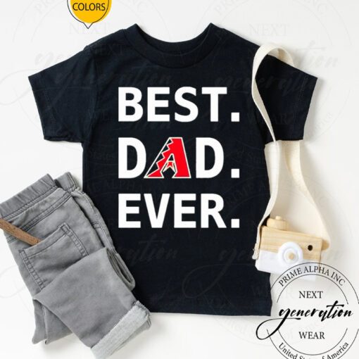 Arizona Diamondbacks Best Dad Ever Logo Father’s Day TShirts