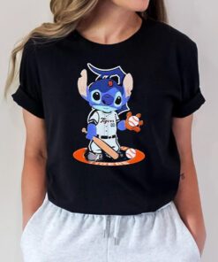 Baby Stitch Detroit Tigers Baseball Logo 2023 t shirt