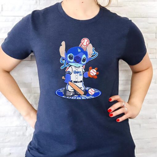 Baby Stitch Los Angeles Dodgers Baseball Logo 2023 t shirt