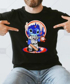 Baby Stitch New York Mets Baseball Logo 2023 T-shirt