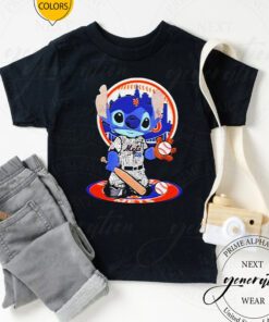 Baby Stitch New York Mets Baseball Logo 2023 Tshirt