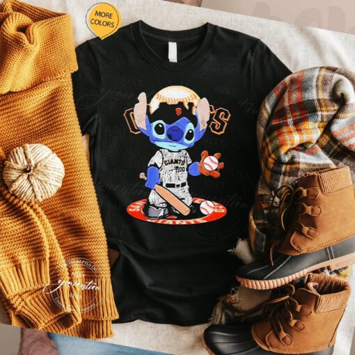 Baby Stitch San Francisco Giants Baseball Logo 2023 T-shirt