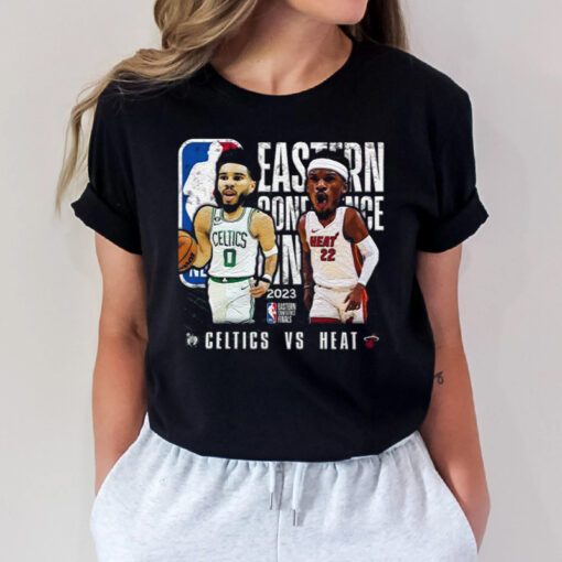 Boston Celtics Vs Miami Heat 2023 Eastern Conference Finals Player Dueling t shirts