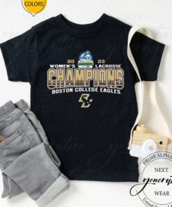 Boston College Eagles 2023 ACC Women’s Lacrosse Tournament Champions TShirt