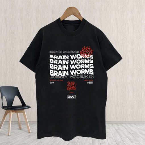 Brain Worms restraint and poise shirt