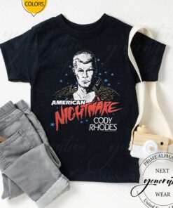 Charcoal Cody Rhodes American Nightmare Tri-Blend T-Shirts