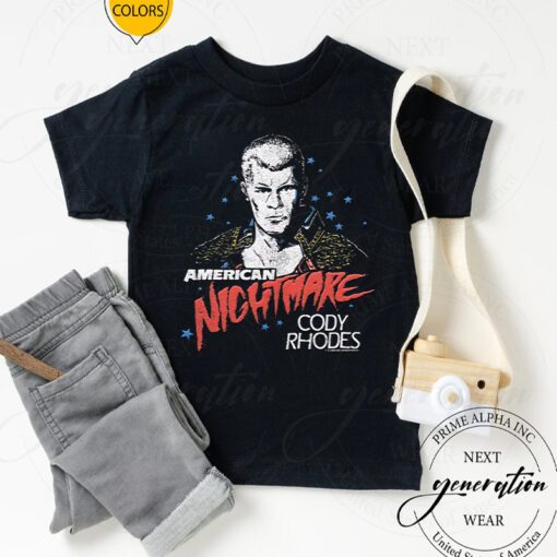 Charcoal Cody Rhodes American Nightmare Tri-Blend T-Shirts
