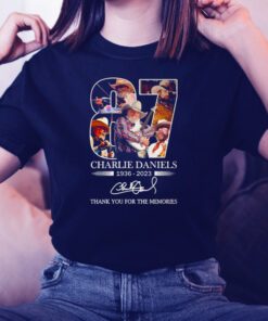 Charlie Daniels 1936 – 2023 Thank You For The Memories Signature Shirts
