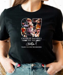 Charlie Daniels 1936 – 2023 Thank You For The Memories Signature T Shirt