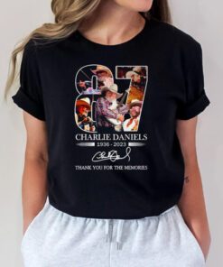 Charlie Daniels 1936 – 2023 Thank You For The Memories Signature T Shirts