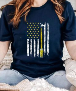 Craft Beer American Flag USA 4th Of July Brewery America TShirts