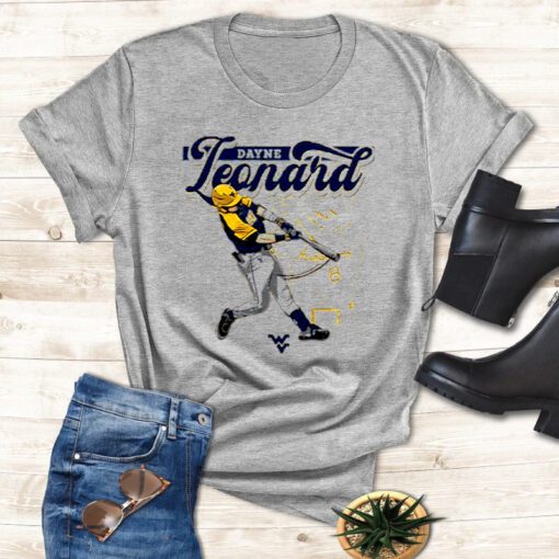 Dayne Leonard Illustration West Virginia University t shirt