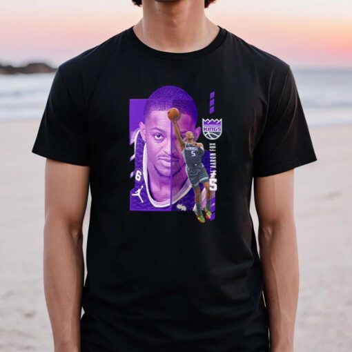 De’Aaron Fox Sacramento Kings Player Name & Number Jump Pass tshirts