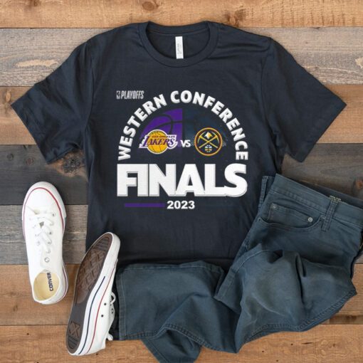 Denver Nuggets Vs Los Angeles Lakers 2023 Western Finals Match Up NBA Playoff T Shirt