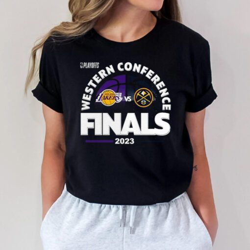 Denver Nuggets Vs Los Angeles Lakers 2023 Western Finals Match Up NBA Playoff T Shirts