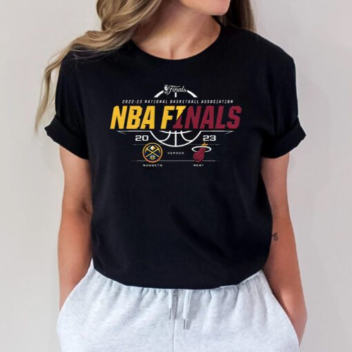 Denver Nuggets Vs Miami Heat Fanatics Branded 2023 Nba Finals Matchup T Shirts