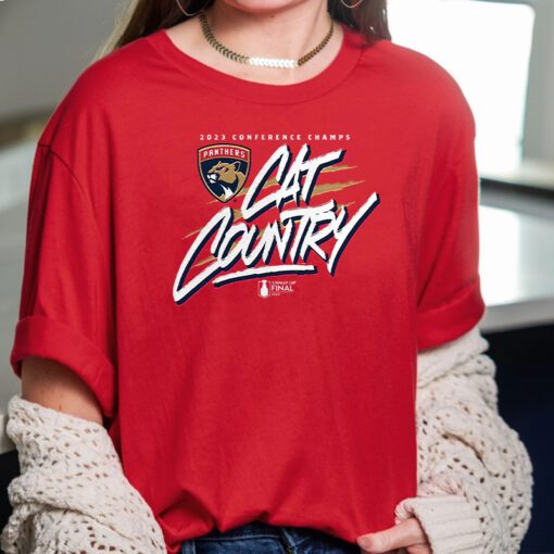 Florida Panthers Cat Country 2023 Eastern Conference Champions T-Shirt