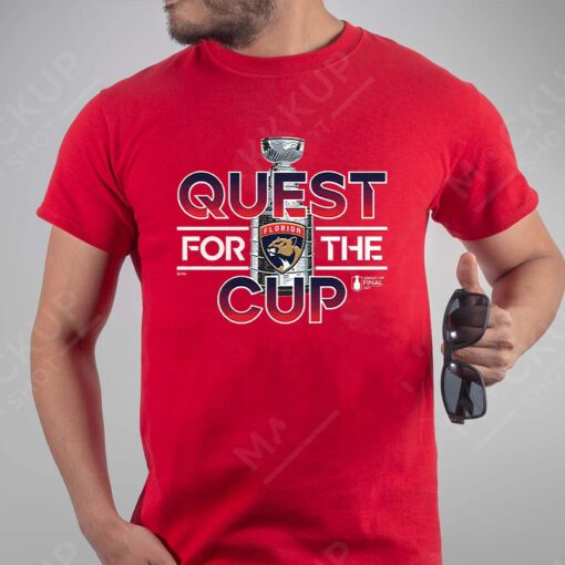 Florida Panthers Fanatics Branded 2023 Stanley Cup Final Quest TShirt