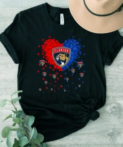 Florida Panthers Glitter Heart 2023 t shirt