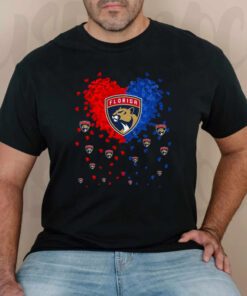 Florida Panthers Glitter Heart 2023 t shirts