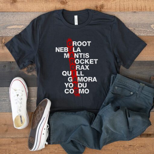 Guardians Text Name Guardians Of The Galaxy t shirt