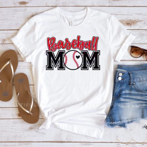 Happy Mothers Day Baseball Mom T Shirt
