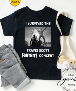 I Survived The Travis Scott Fortnite Concert T Shirt