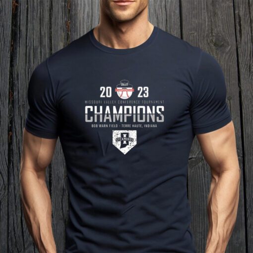 Indiana State Baseball Next Level Unisex 2023 MVC Tournament Champions shirts