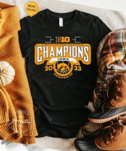Iowa Hawkeyes 2023 Big Ten Women’s Basketball Conference Tournament Champions Locker Room T Shirts