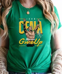 John Cena Never Give Up Tri-Blend T Shirt