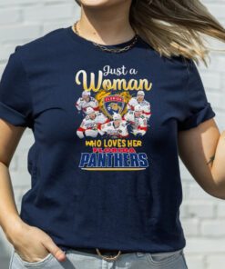 Just a Woman who loves her Florida Panthers signatures tshirts