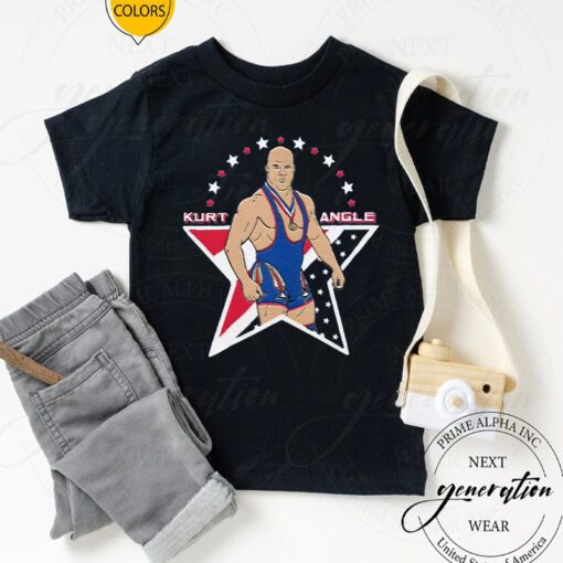 Kurt Angle American Hero T Shirt