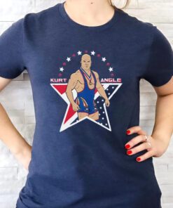 Kurt Angle American Hero T Shirts