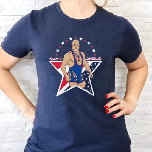 Kurt Angle American Hero T Shirts