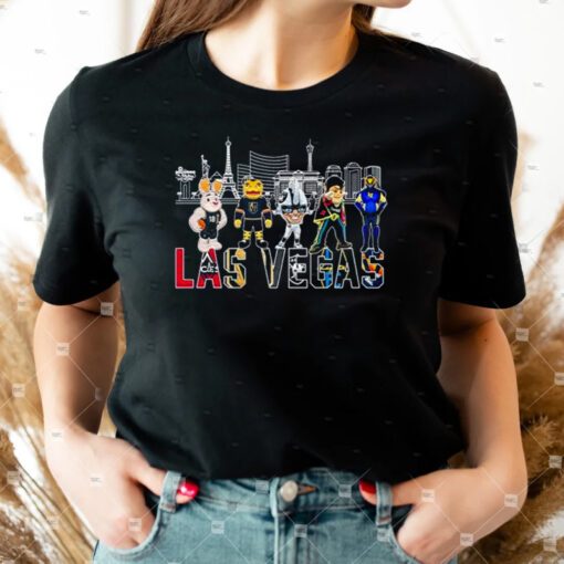 Las Vegas Skyline Sports Teams Mascots Shirts