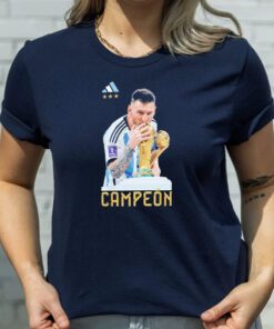 Lionel Messi Argentina National Team adidas Trophy T Shirts