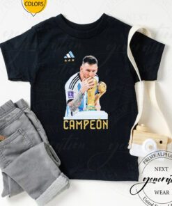 Lionel Messi Argentina National Team adidas Trophy TShirts