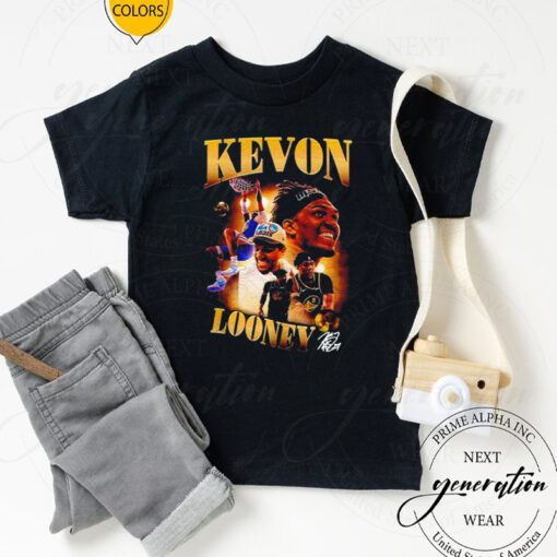 Looney Golden State Kevin Looney Vintage 90s Style Tshirts