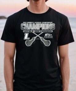 Loyola Greyhounds 2023 Patriot League Women’s Lacrosse Tournament Champions TShirt
