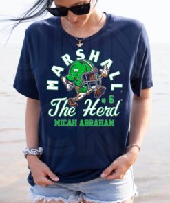 Marshall Thundering Herd Ncaa Football Micah Abraham Tshirts