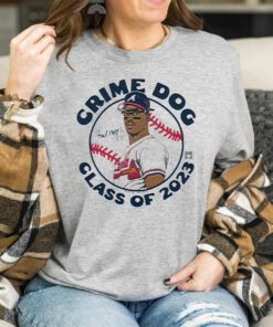 McGriff Class of 2023 Heather Grey Crime Dog T Shirts