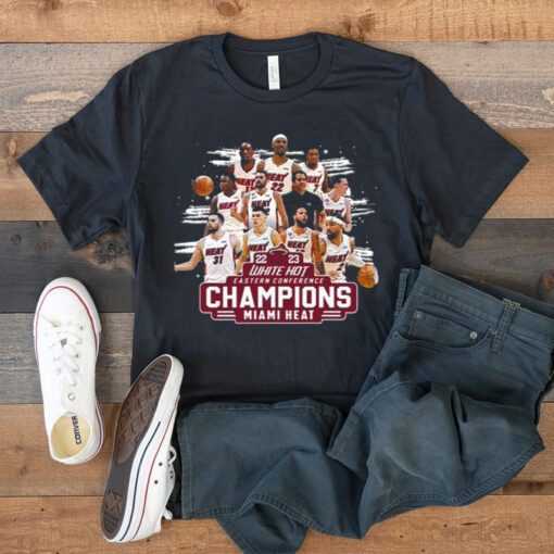 Miami Heat 2023 White Hot Eastern Conference Champions t shirt