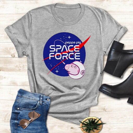 Nasa Peppa Pig Space Force T Shirt