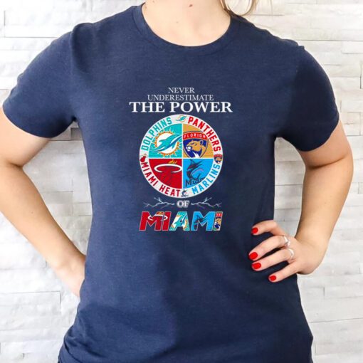 Never Underestimate the Power of Miami 2023 t shirt